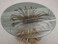 Table basse « Feuille de blé » de la Maison Bagues, années 1950