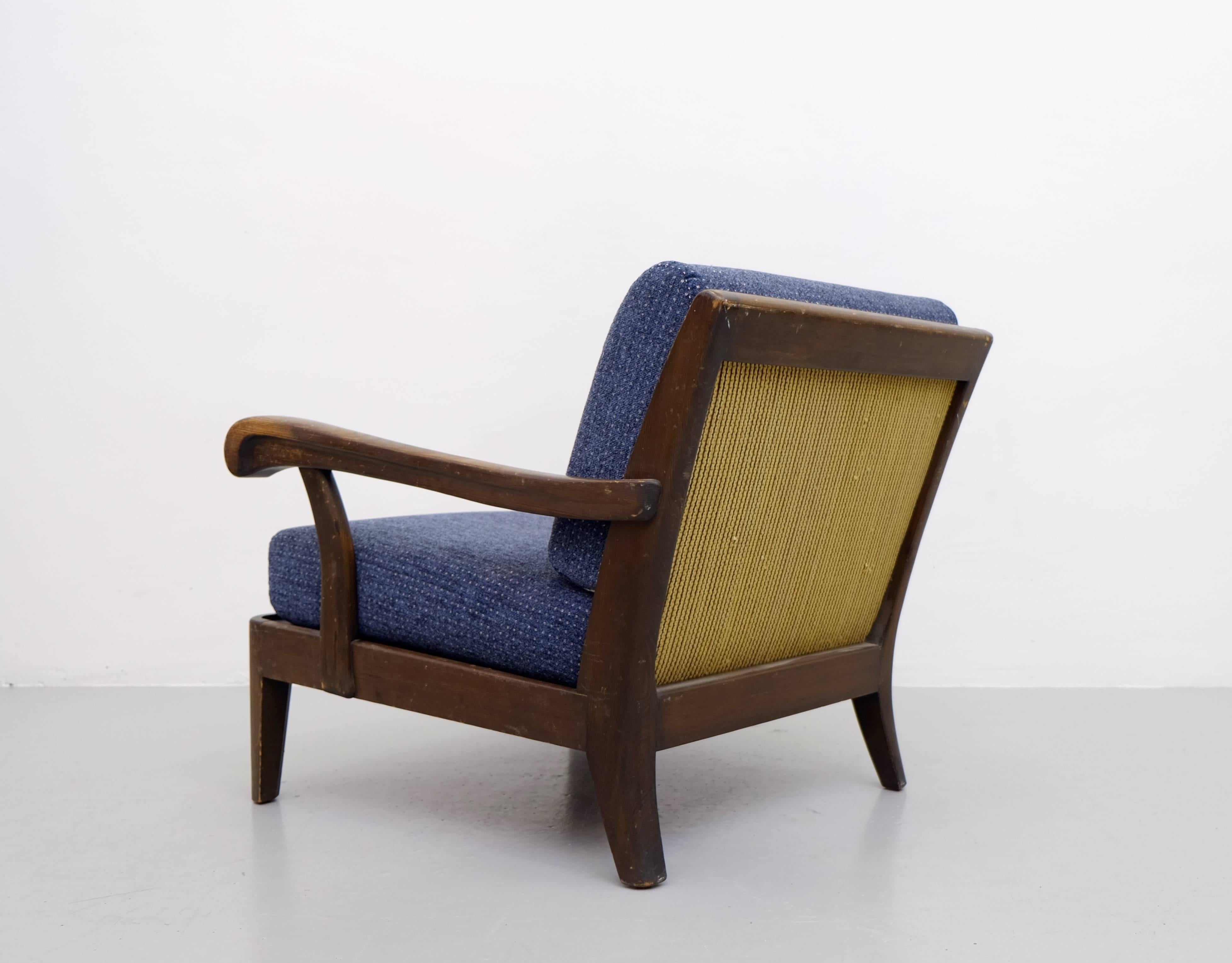Mid-20th Century Swedish Easy Chair with Royal Provenance, 1930s