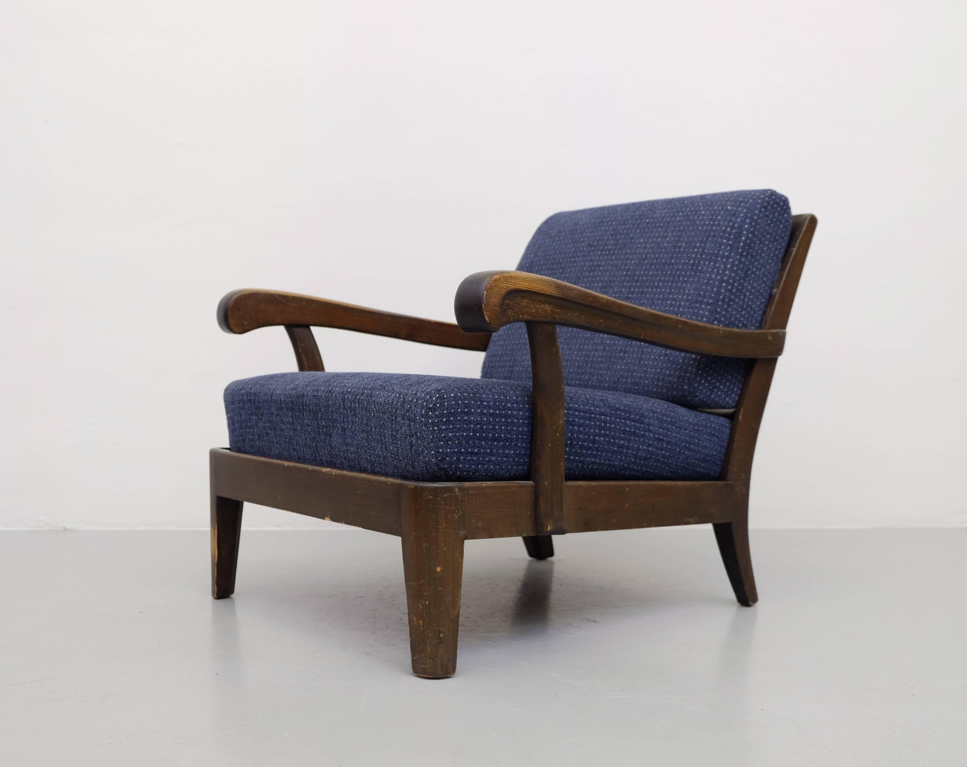 Swedish Easy Chair with Royal Provenance, 1930s 1