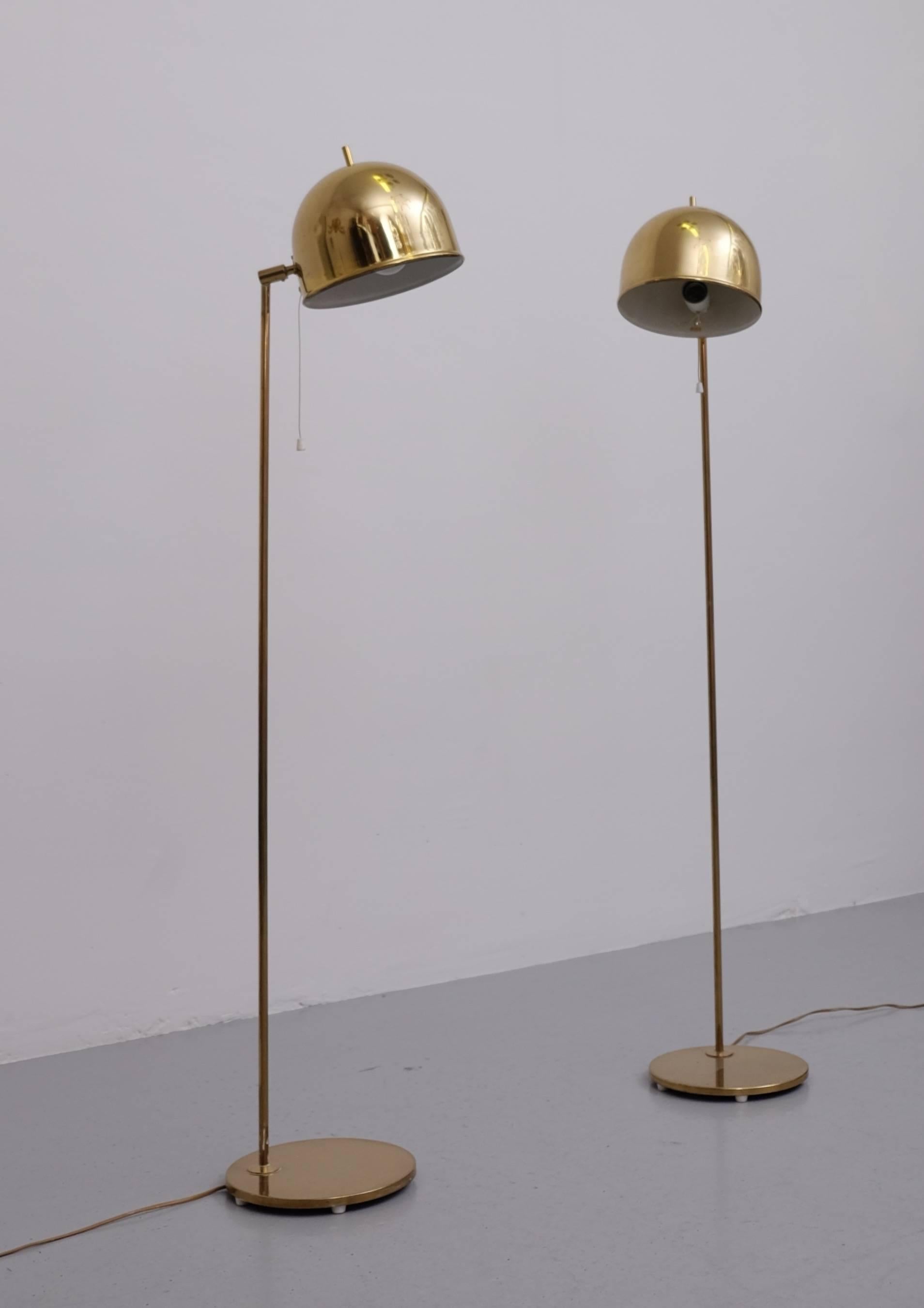 Pair of Floor Lamps, Model G-075, Bergboms, Sweden, 1960s 1