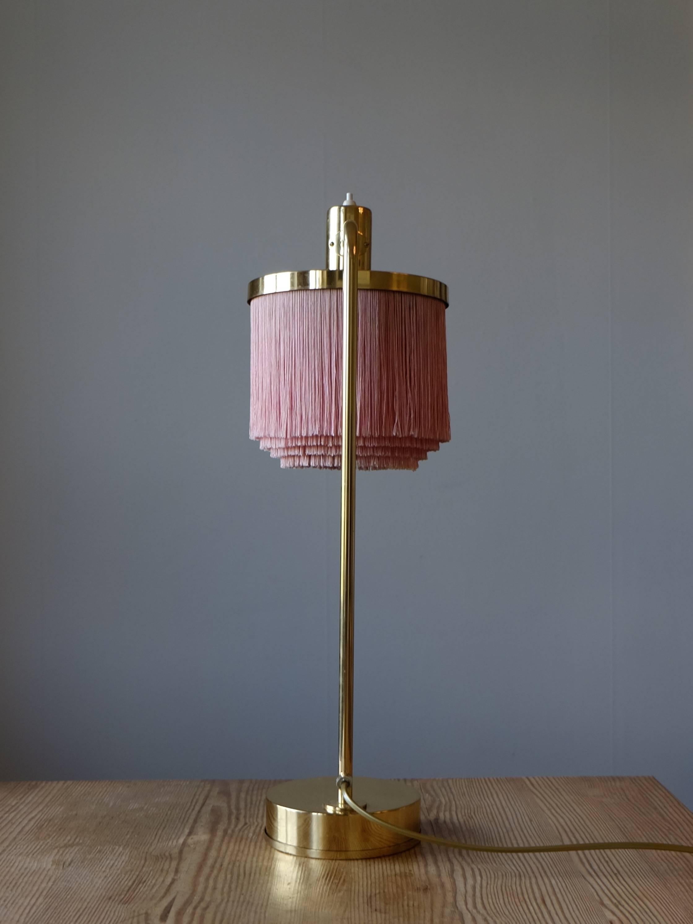 Scandinavian Modern Hans-Agne Jakobsson Model B-140 Brass Table Lamp, 1960s For Sale