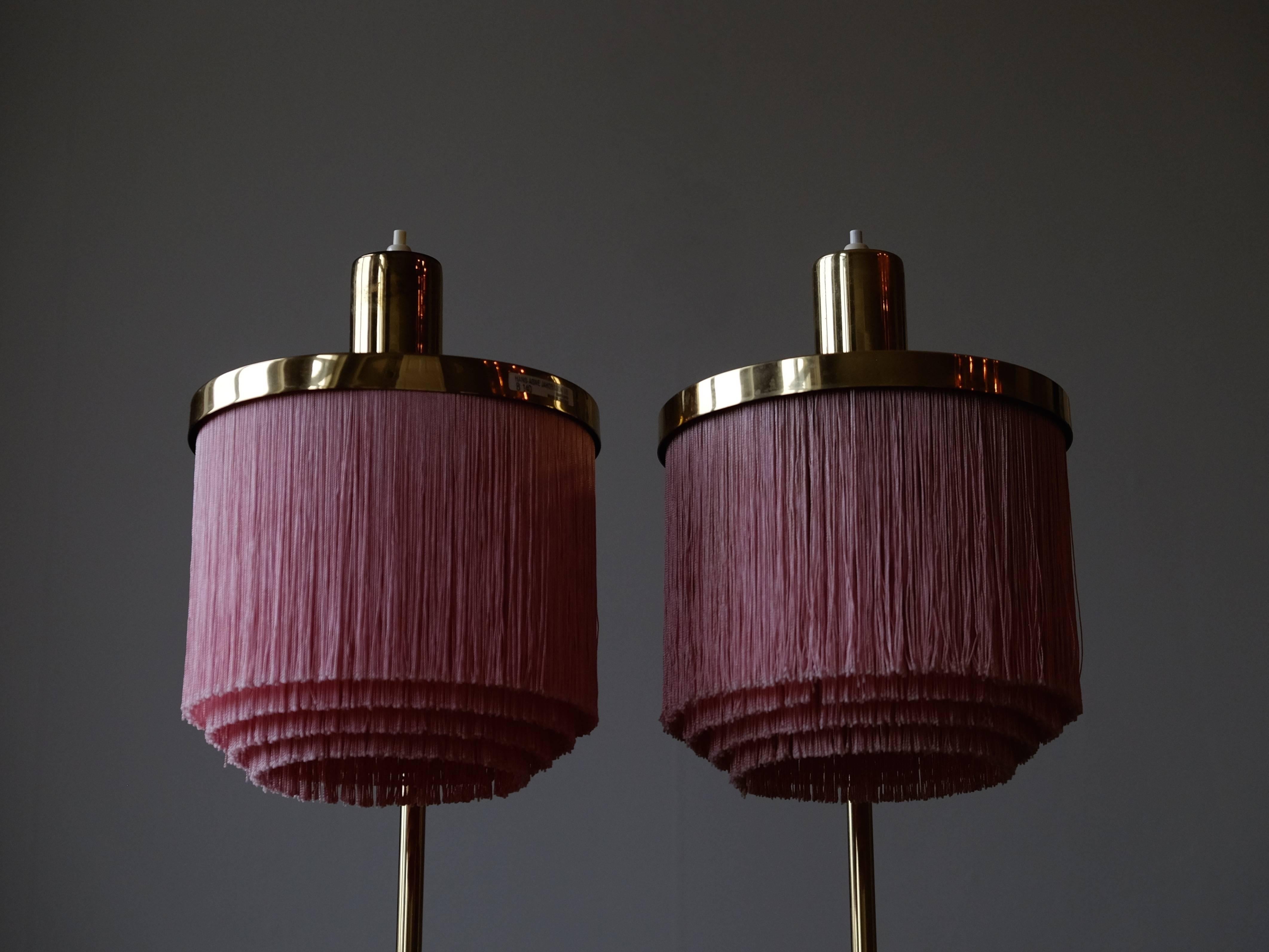 Hans-Agne Jakobsson Model B-140 Brass Table Lamps, 1960s 2