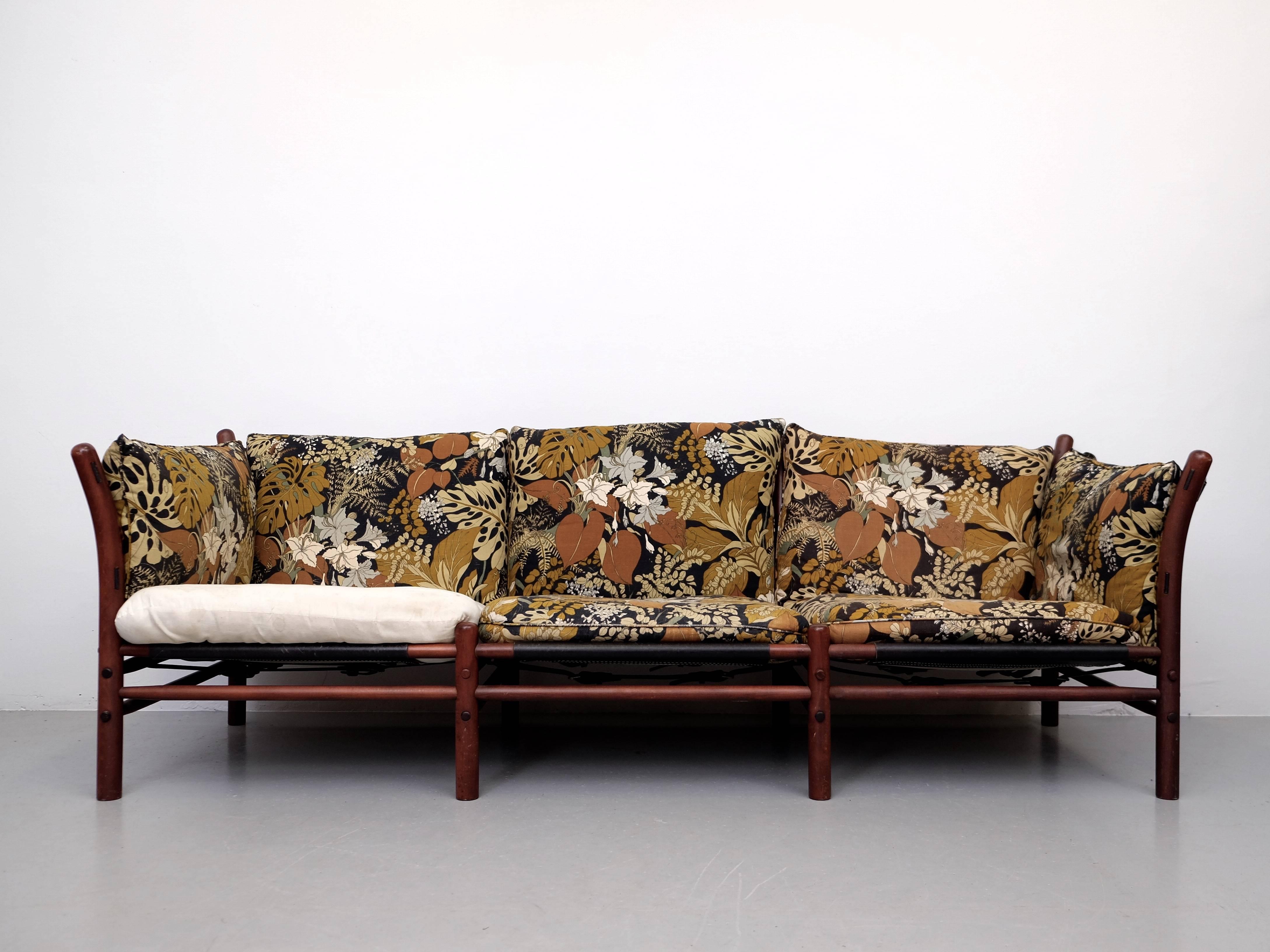 Arne Norell Three-Seat Sofa Model Ilona, 1970s 2