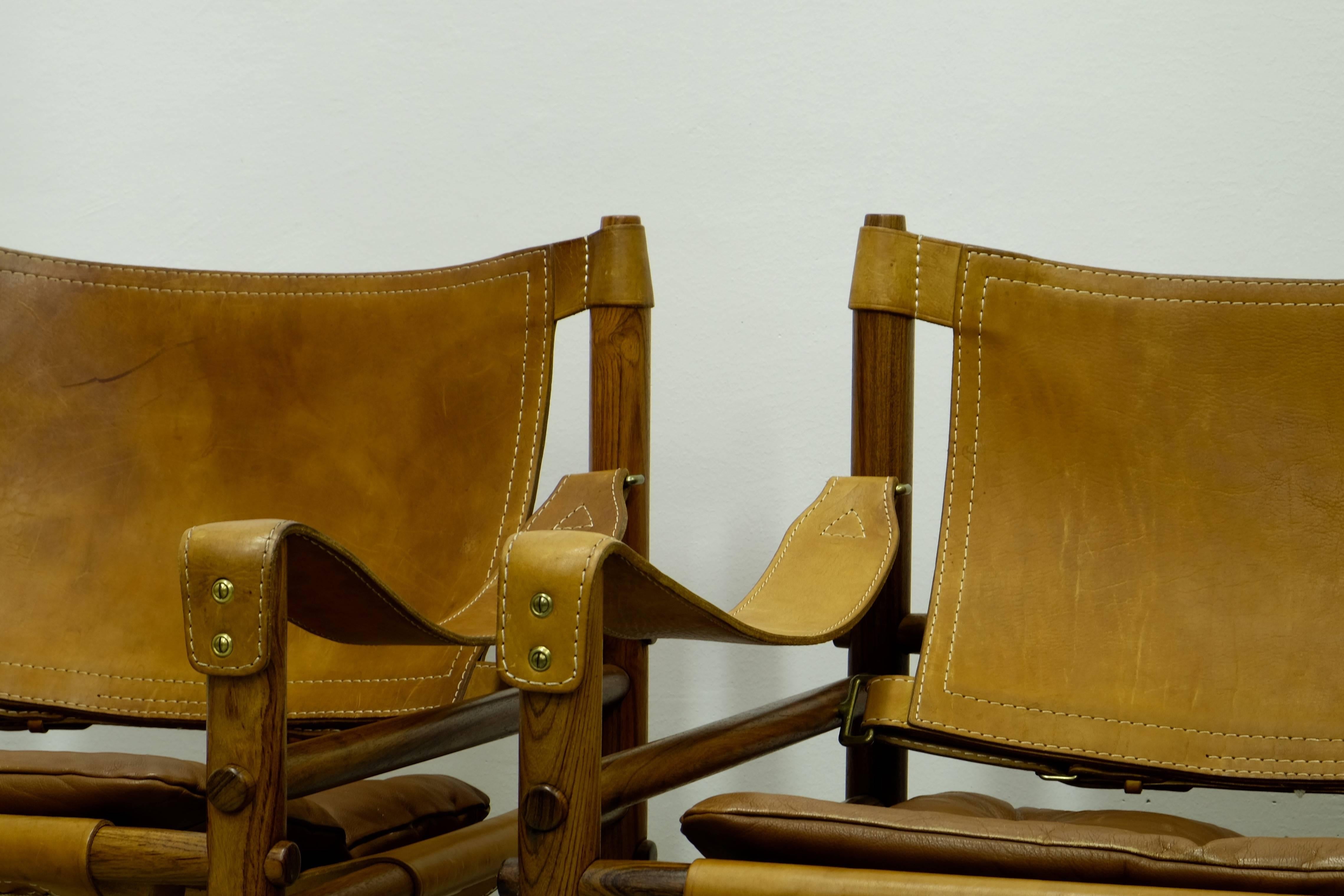 Pair of Arne Norell Easy Chairs Model Sirocco, 1960s In Excellent Condition In Stockholm, SE