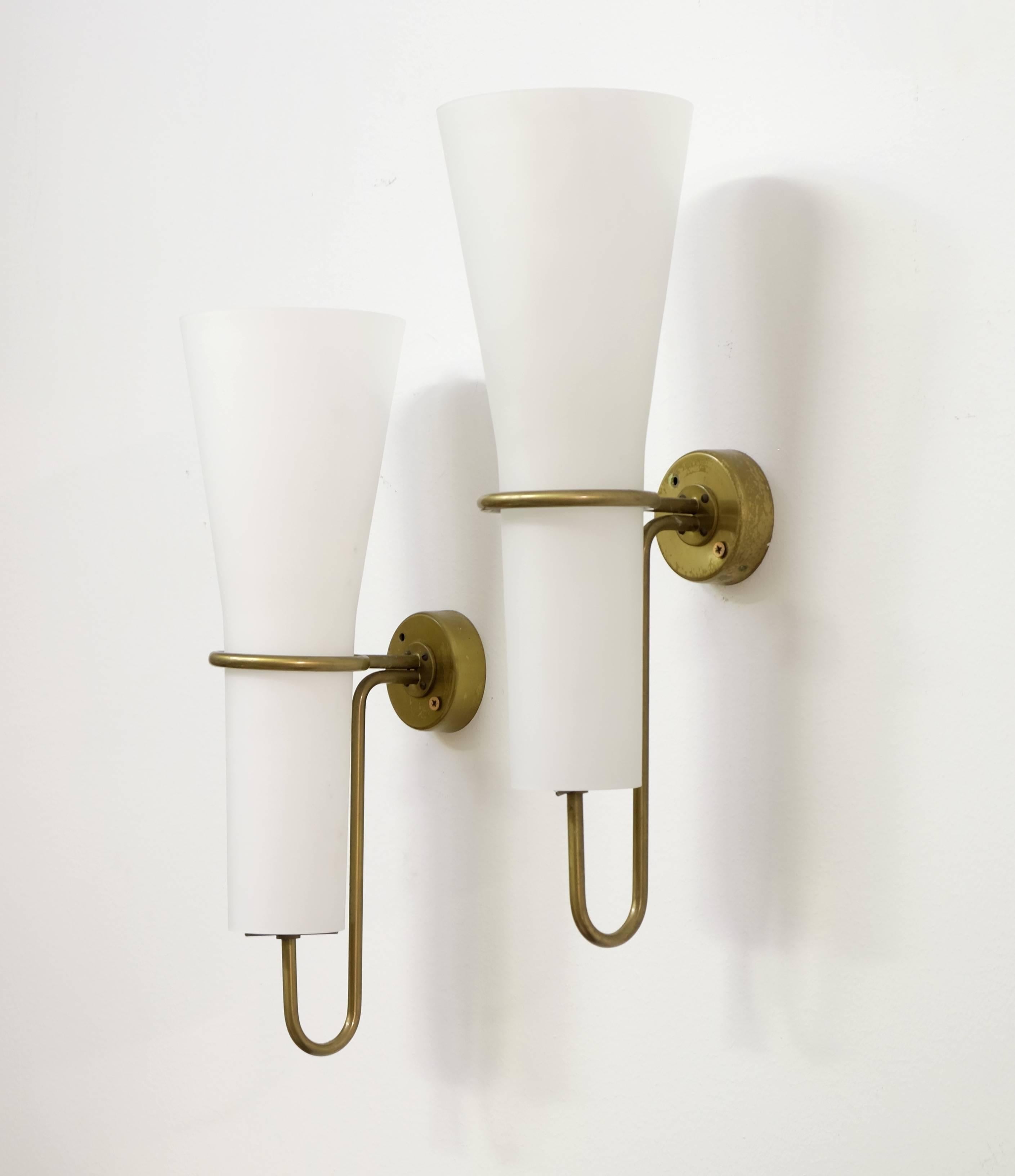 Mid-20th Century Set of Four Hans-Agne Jakobsson Wall Lights, 1950s