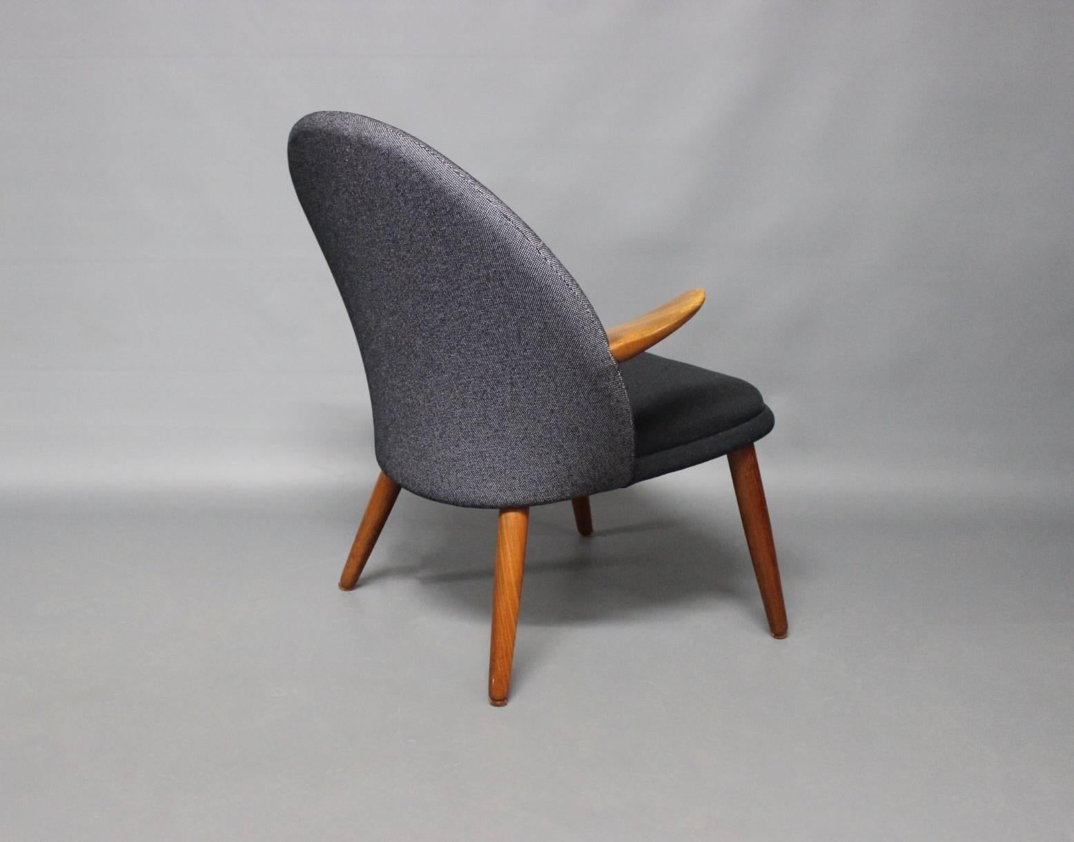 Scandinavian Modern Easy Chairs Designed by Kurt Olsen for Glostrup Furniture Factory, 1950s