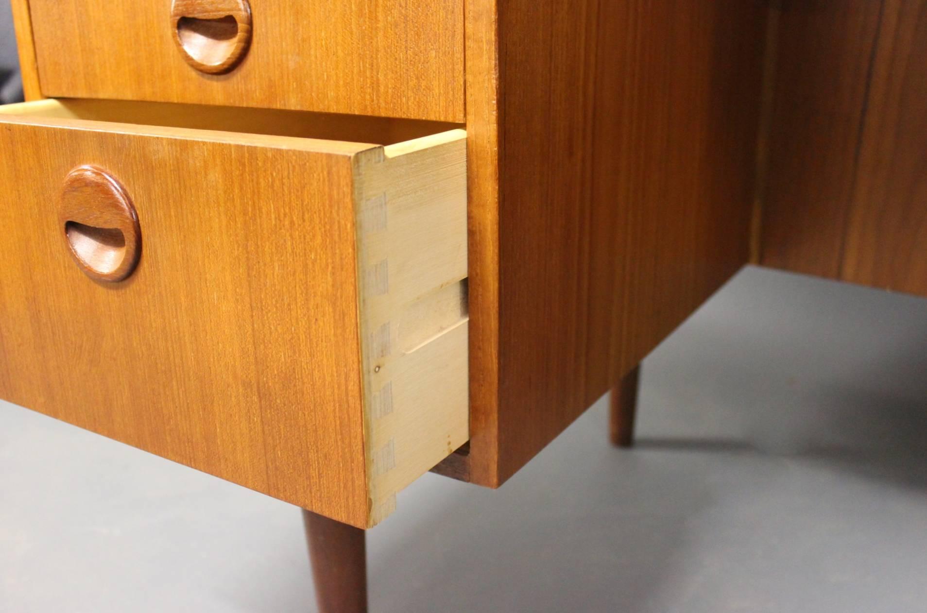 Desk in Teak Designed by Kai Kristiansen, Danish Design from the 1960s 2