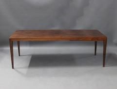 Oblong Coffee Table, Model 42, by Severin Hansen for Haslev, 1960s