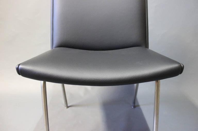 Danish Airport Chair, Model Ap-38, by Hans J. Wegner and A.P. Stolen, 1960s For Sale