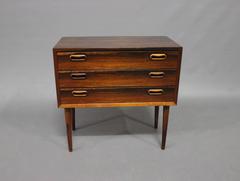 Small Chest of Drawers in Rosewood of Danish Design from the 1960s