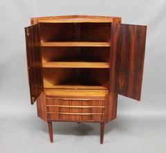 Corner Cabinet in Rosewood of Danish Design, 1960s