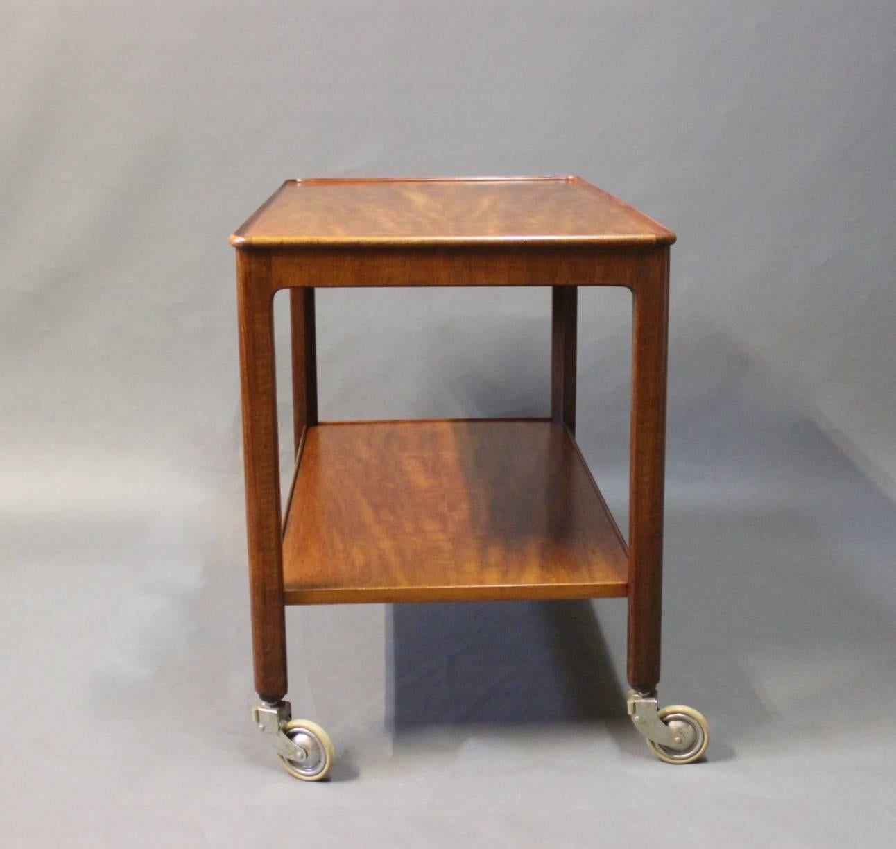 Scandinavian Modern Tray Table in Mahogany of Danish Design, 1960s