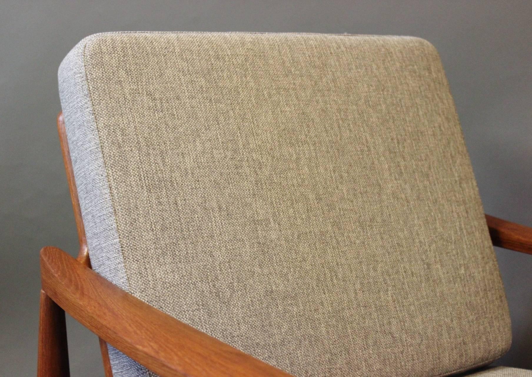 Mid-20th Century Pair of Easy Chairs in Teak by Kai Kristiansen and Skive Møbelfabrik, 1960s