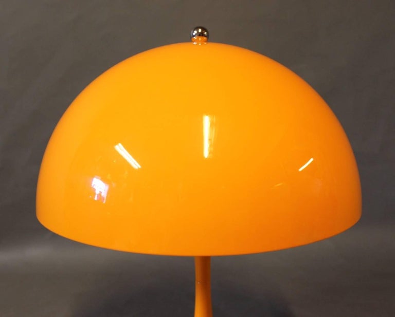 Orange Panthella Mini Table Lamp by Verner Panton and Louis Poulsen at  1stDibs | panthella lampe orange, panthella mini orange, panthella orange