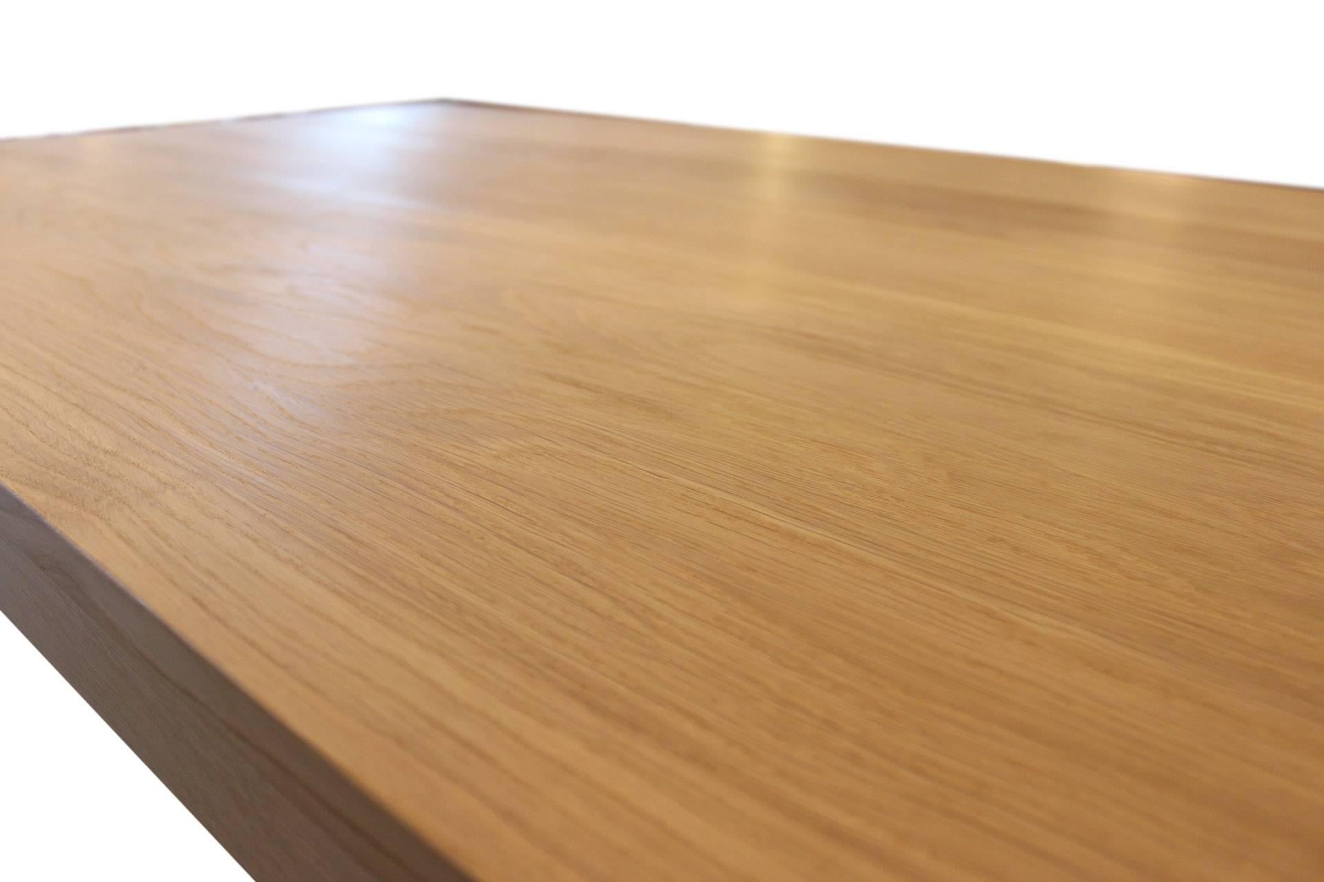 Massive Oak Dining Table by Trekanten Hestbæk, Danish Design In Good Condition In Lejre, DK