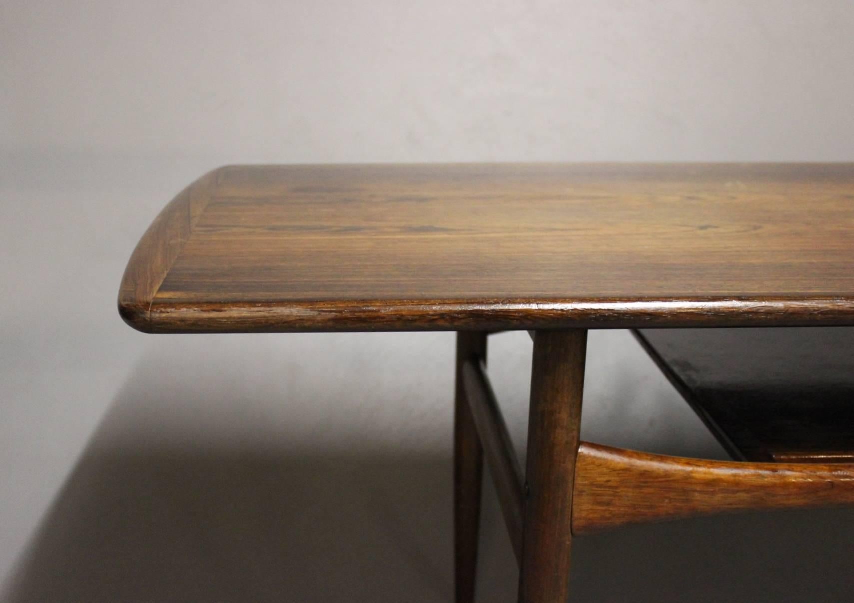 Mid-20th Century Coffee Table in Rosewood by Arrebo Furniture, 1960s