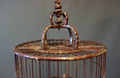 Chinese Bird's Cage in Wood from the 1930s