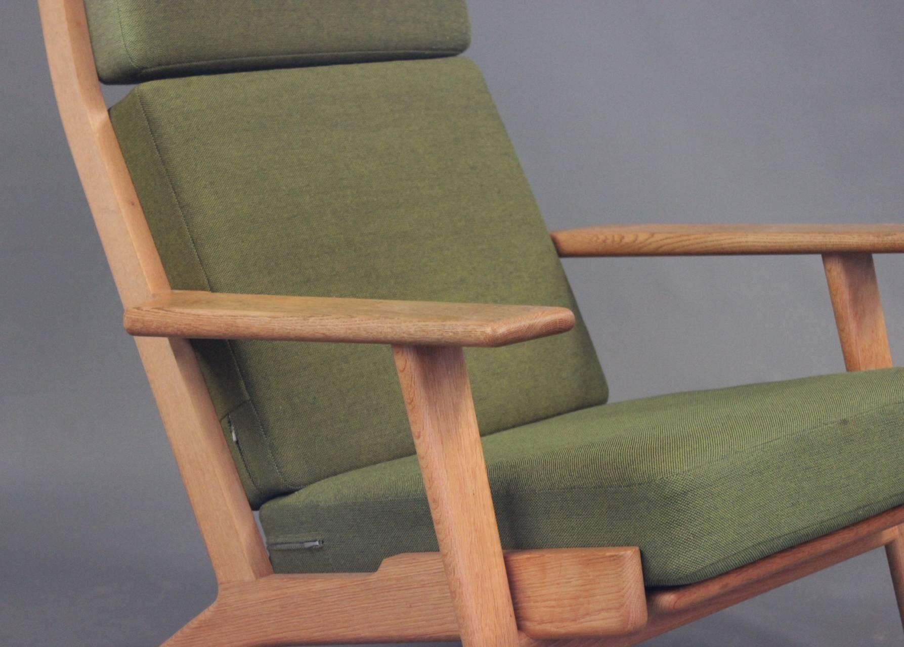 Danish Armchair with High Back, Model GE290a by Hans J. Wegner and GETAMA, 1960s