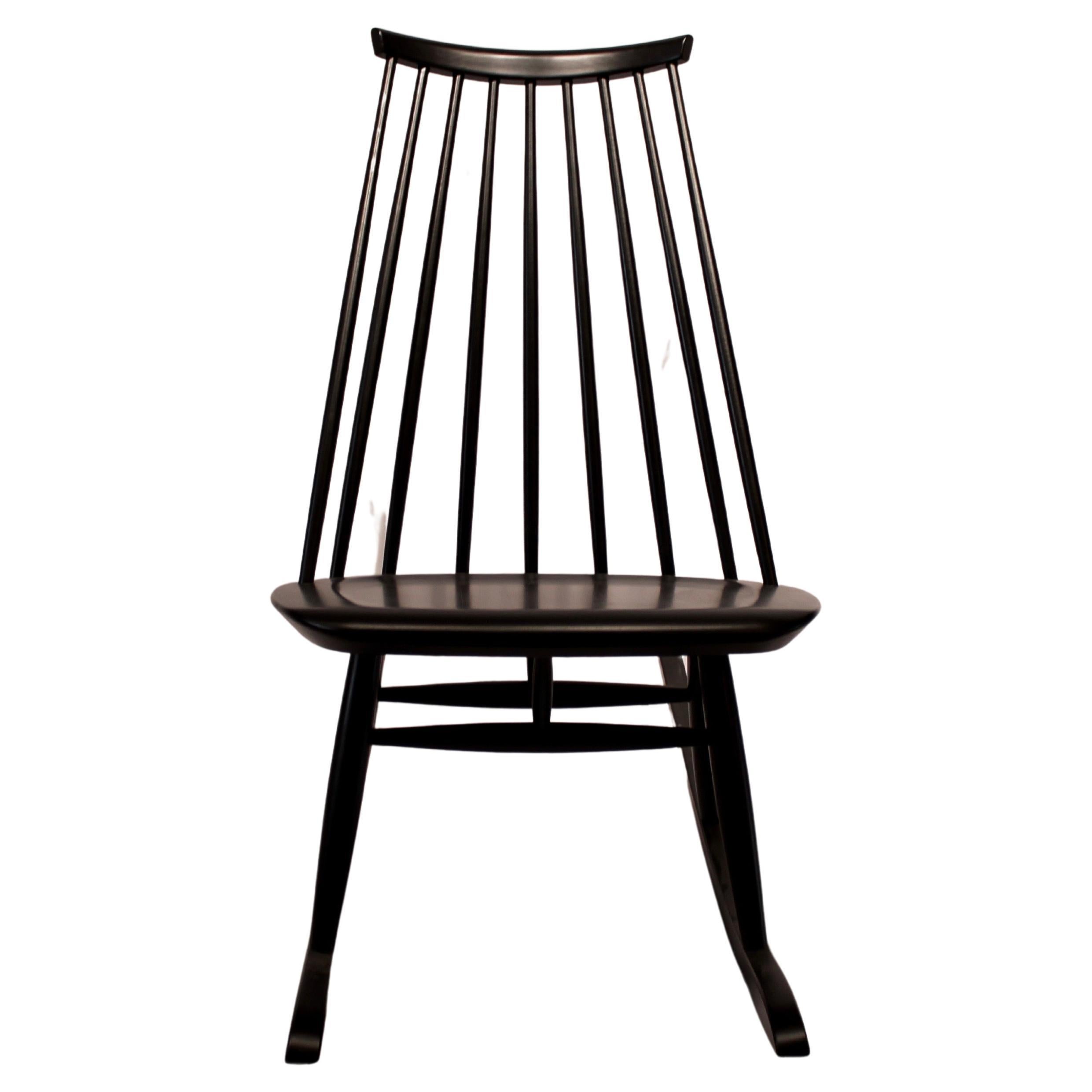 Mademoiselle Rocking Chair Designed by Ilmari Tapiovaara in 1956 for Artek For Sale