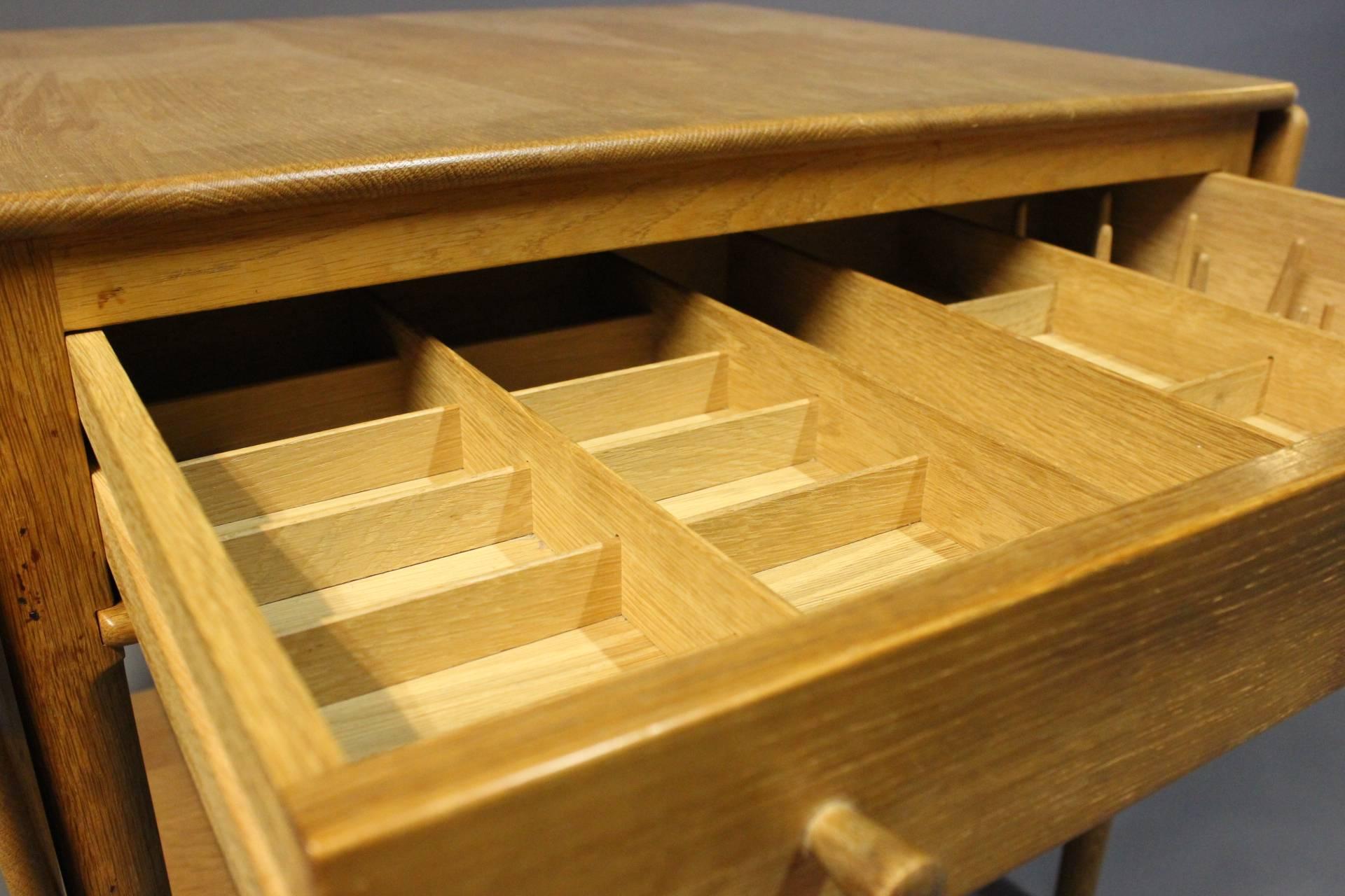 Work Table in Oak by Hans J. Wegner and Manufactured by Andreas Tuck, circa 1960 3