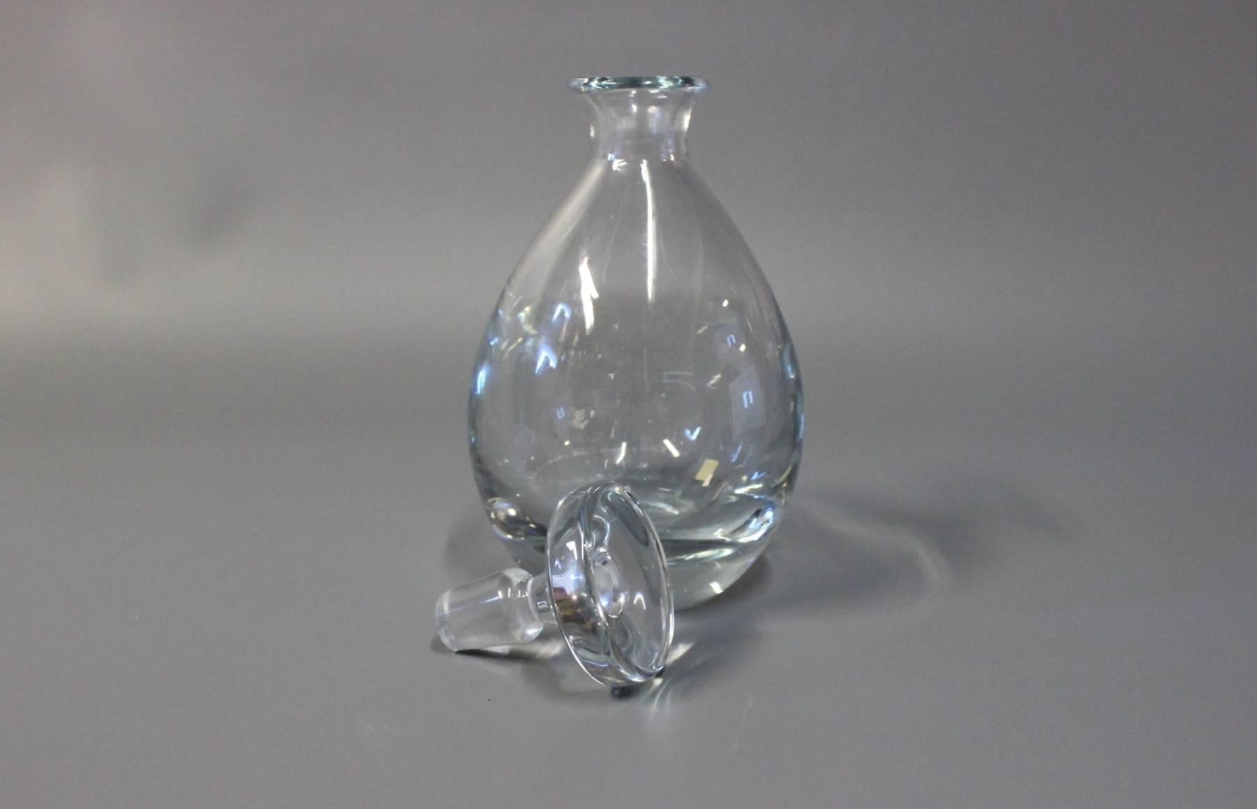 swedish glass decanter