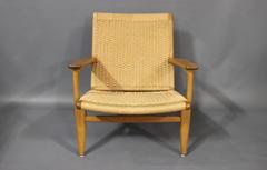 Easy Chair, model CH25, Designed by Hans J. Wegner, circa 1960s
