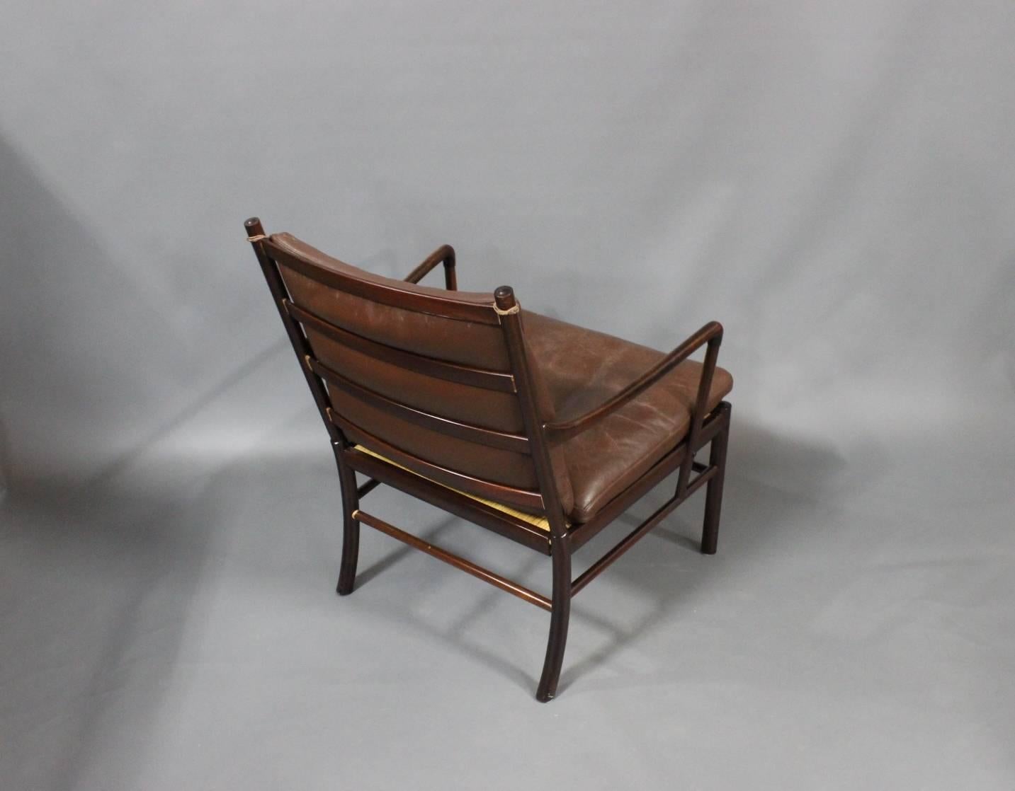 Scandinavian Modern Colonial Chair, Model PJ 149, Designed by Ole Wanscher, 1949
