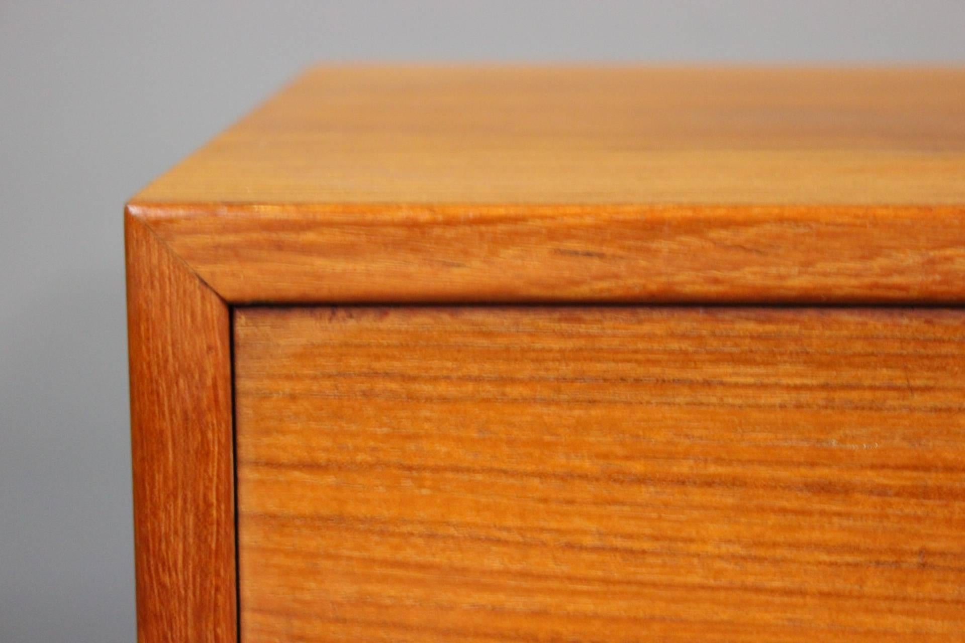 FM Chest of Drawers in Teak with Four Drawers Designed by Kai Kristiansen, 1960 2