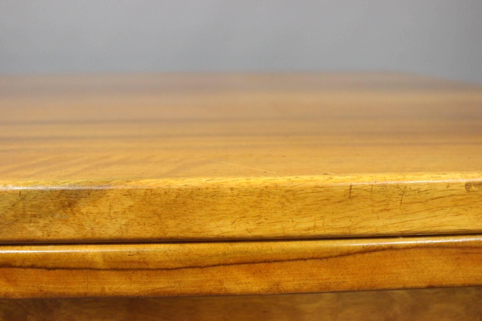 Extension Table in Walnut by Danish Master Cabinetmaker, circa 1940 For Sale 4