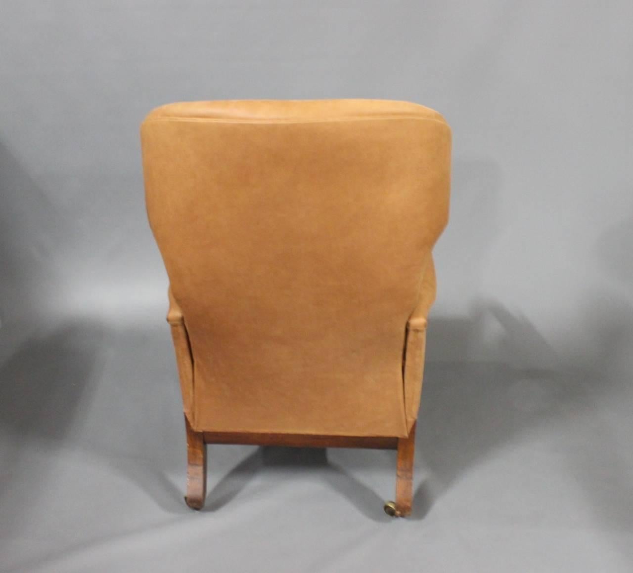 William IV Open Lounge Chair with Reclining Back by George Minter ...