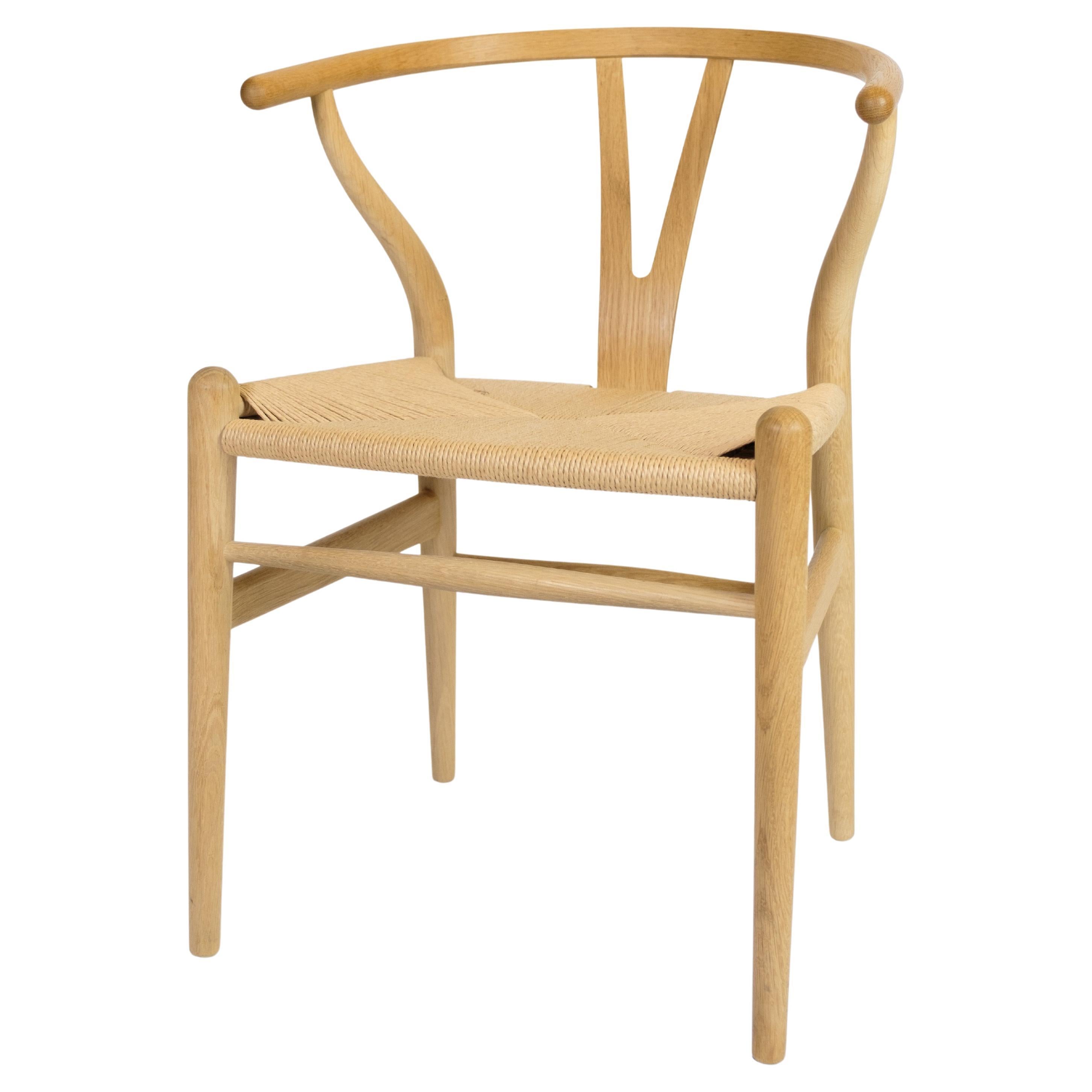 Y-chair Model CH24 Made In Light Oak By Hans J. Wegner From 1950s