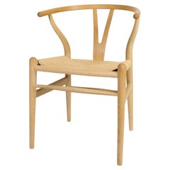Y-chair Model CH24 Made In Light Oak By Hans J. Wegner From 1950s