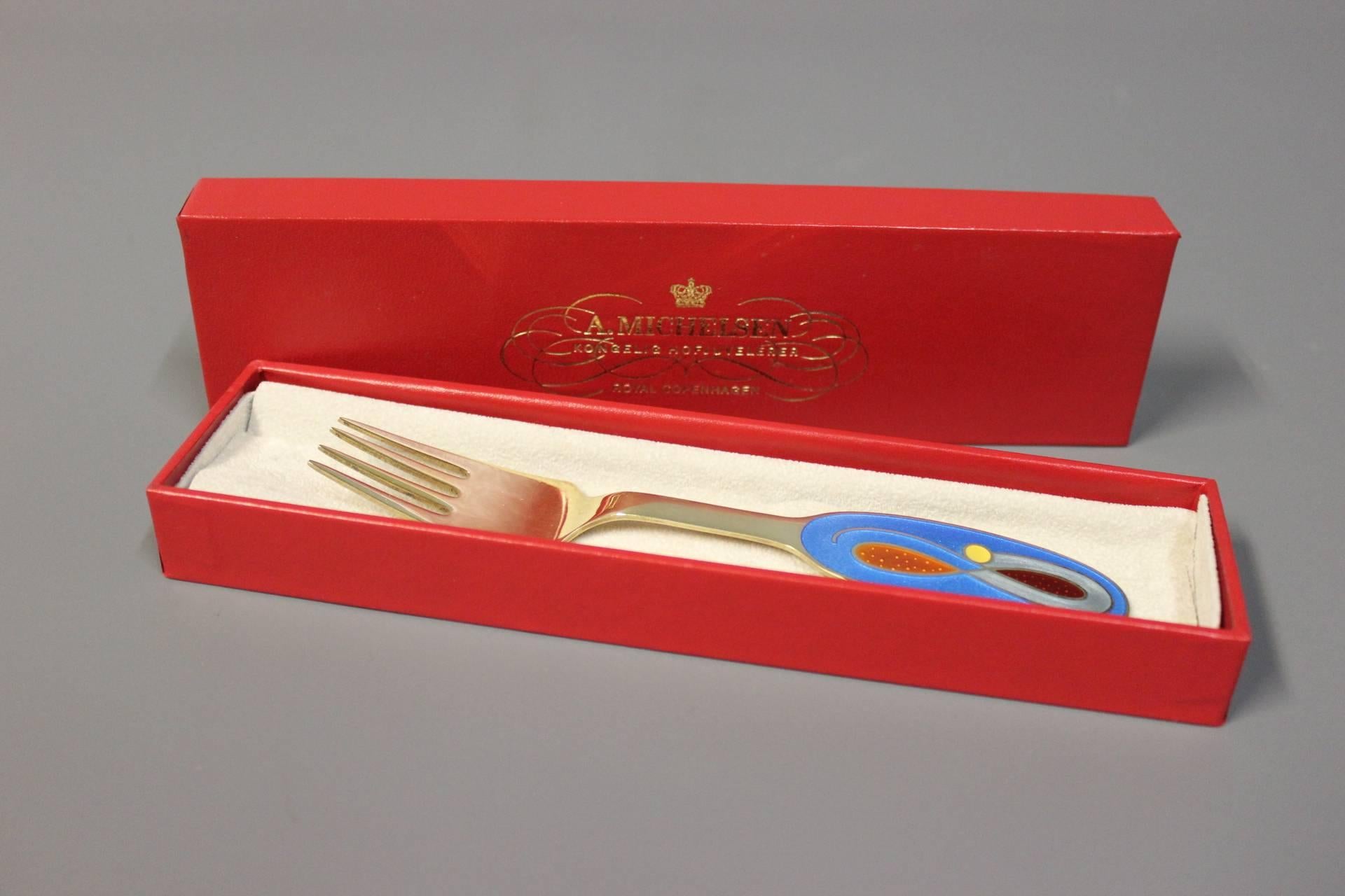 Danish Christmas Fork by A. Michelsen from 1992