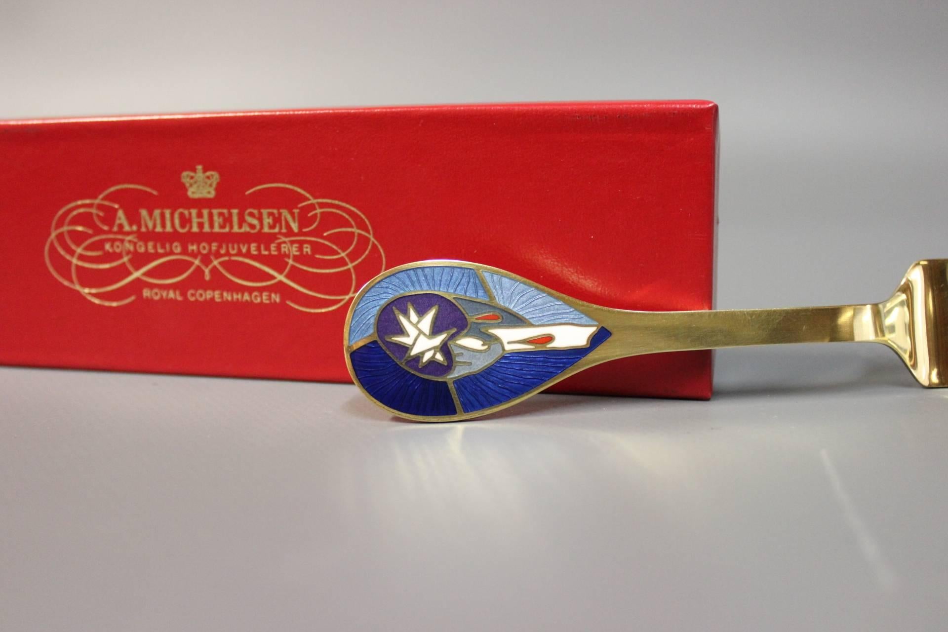 Late 20th Century Christmas Fork by A. Michelsen from 1999