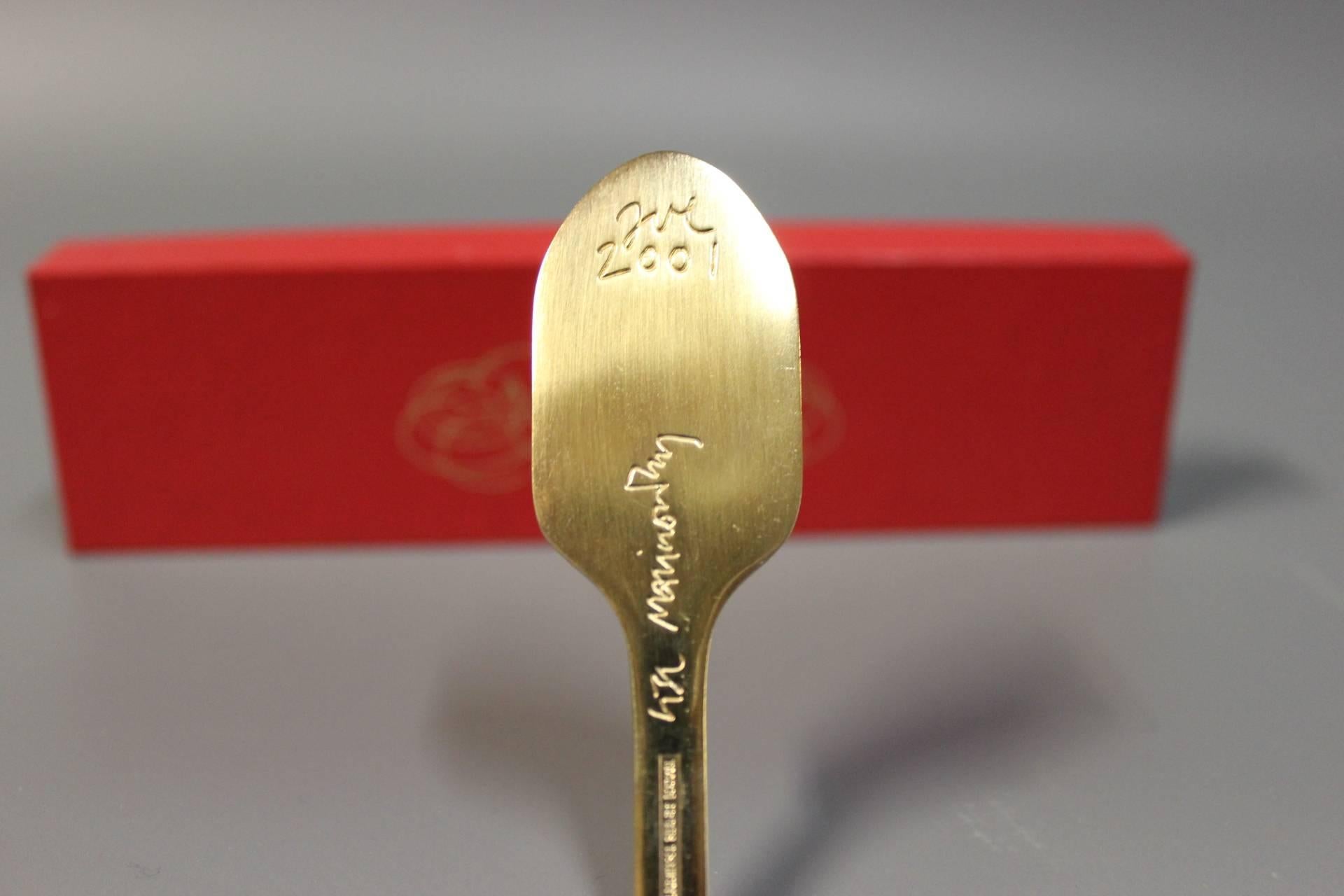 Contemporary Christmas Spoon by A. Michelsen from 2001