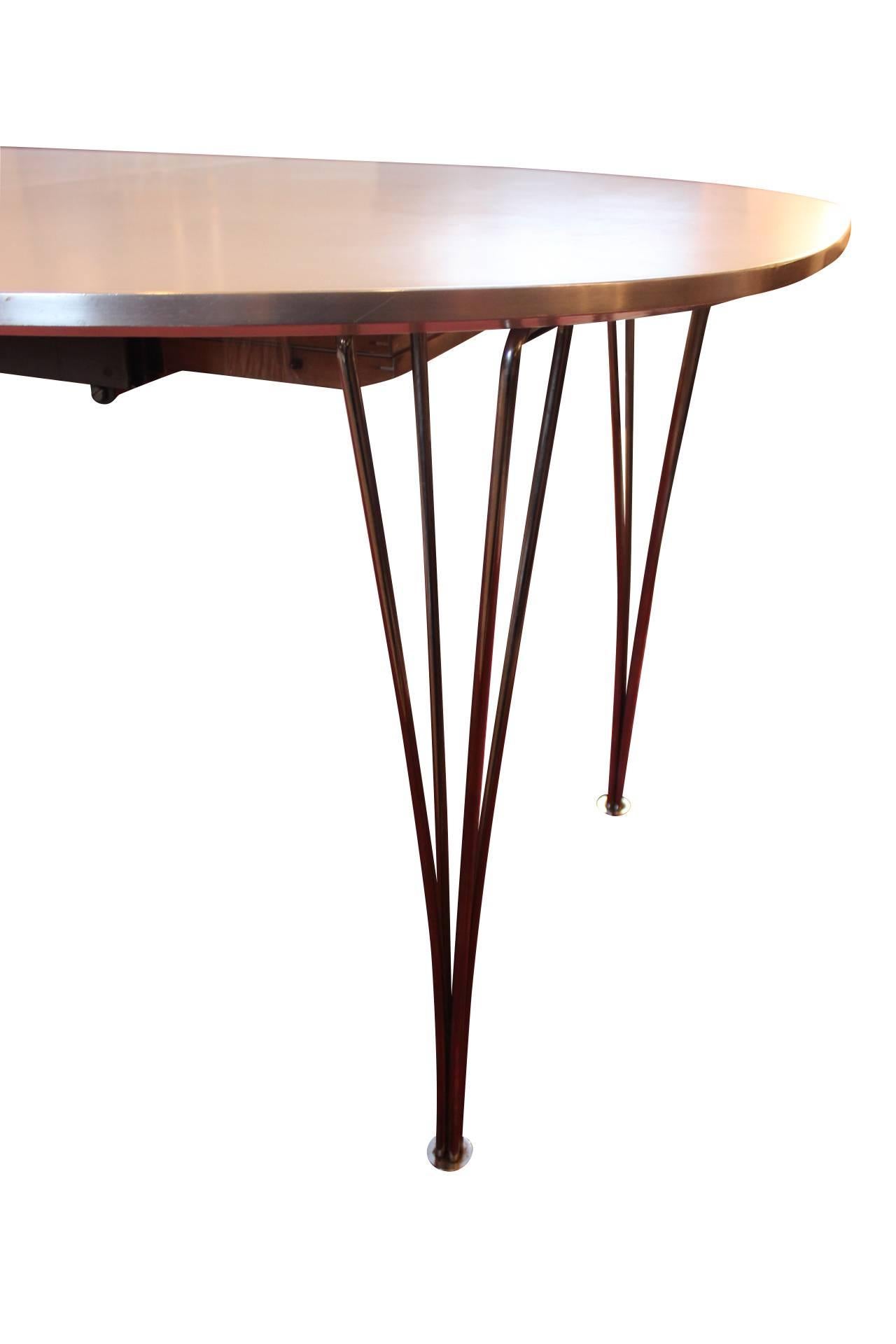 Danish Extension Table, B618, by Piet Hein and Manufactured by Fritz Hansen from 2004 For Sale