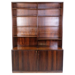 Bibliothèque en bois de rose de Frode Holm pour Illums Bolighus Copenhagen de 1960