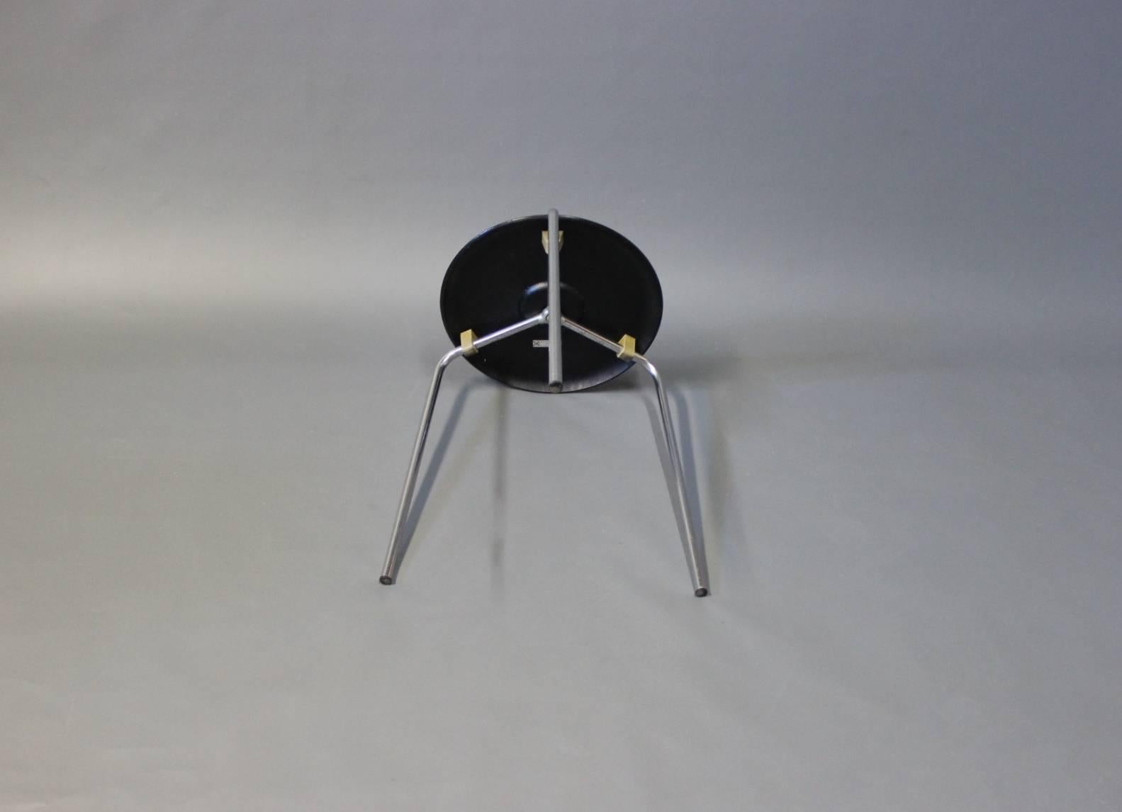 Painted Three Dot, Model 3107, Stools by Arne Jacobsen and Fritz Hansen, 1960s