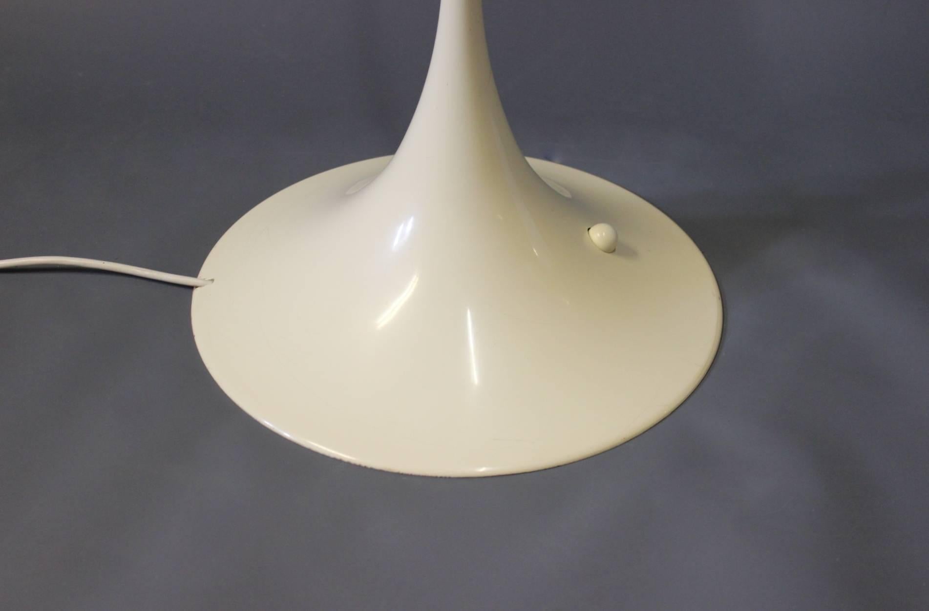 Steel Panthella, Floor Lamp by Verner Panton and Louis Poulsen, 1970s