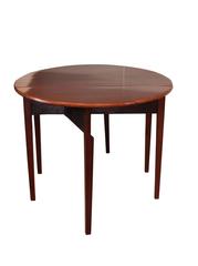 Empire Folding Table in Mahogany from Denmark, 1830