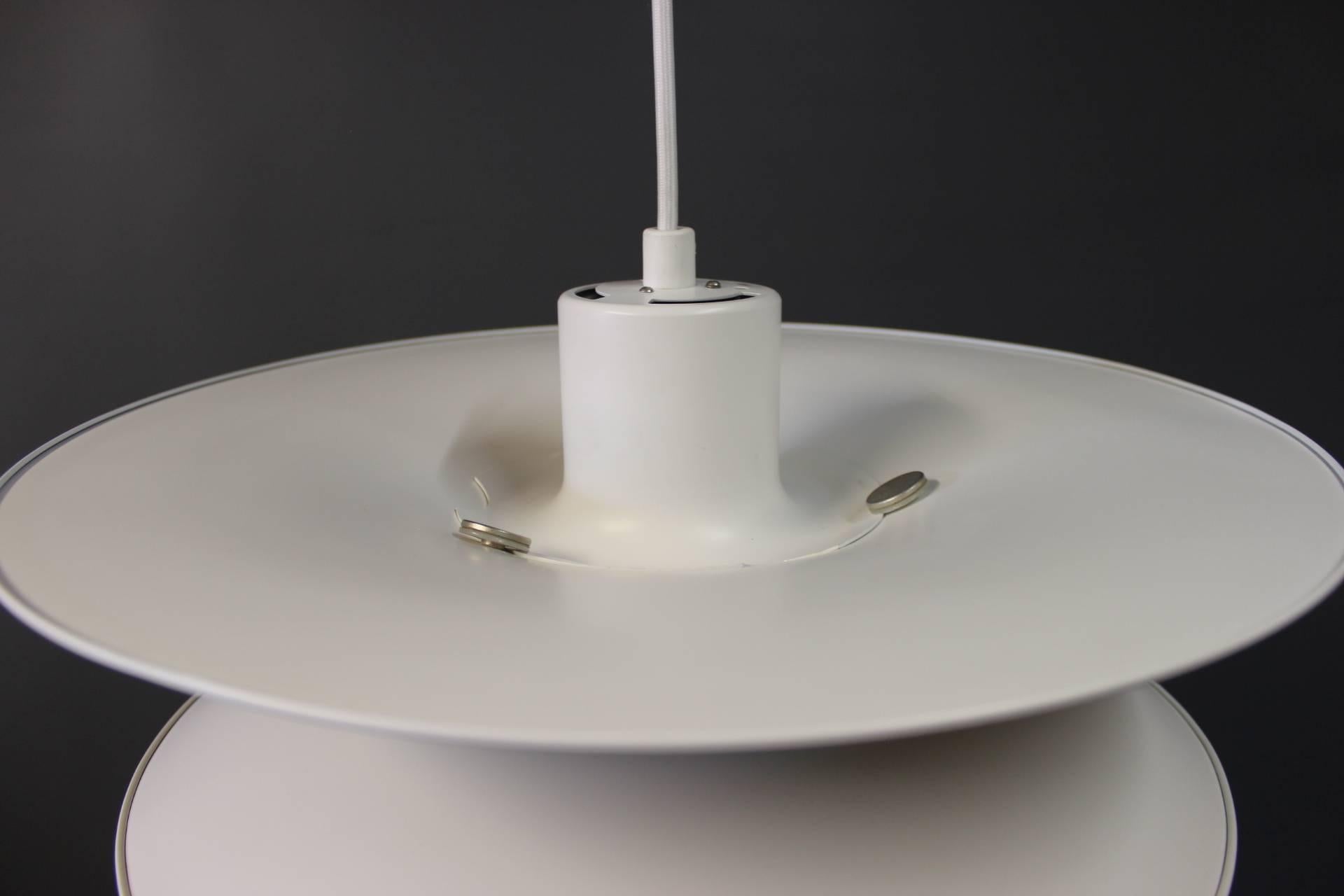 Painted Charlottenborg Pendant, PH5-4½ by Sophus Frandsen and Ebbe Christensen, 1979