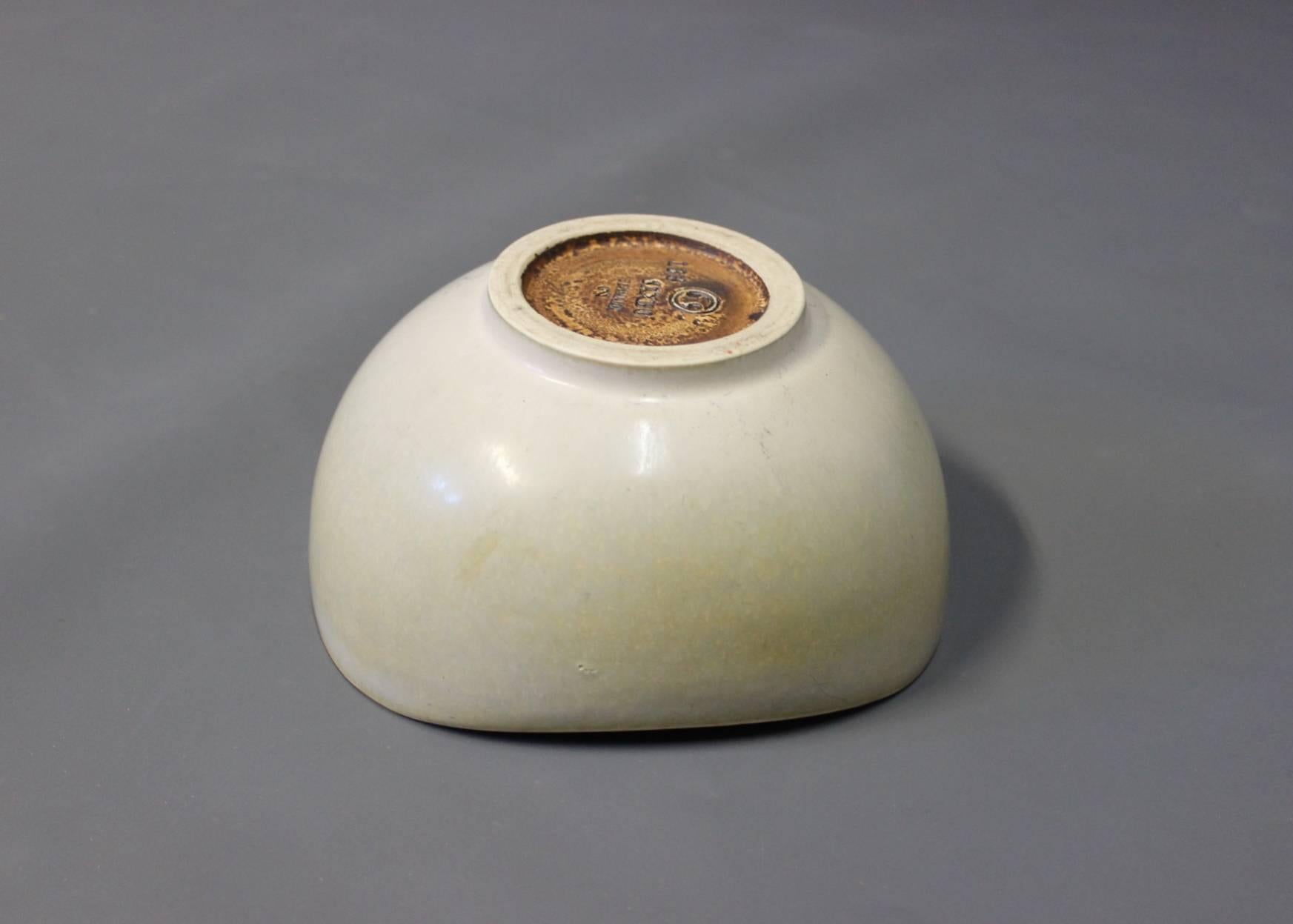 Danish Small Saxbo Bowl Designed by Natalia Krebs, No. 188, 1940s