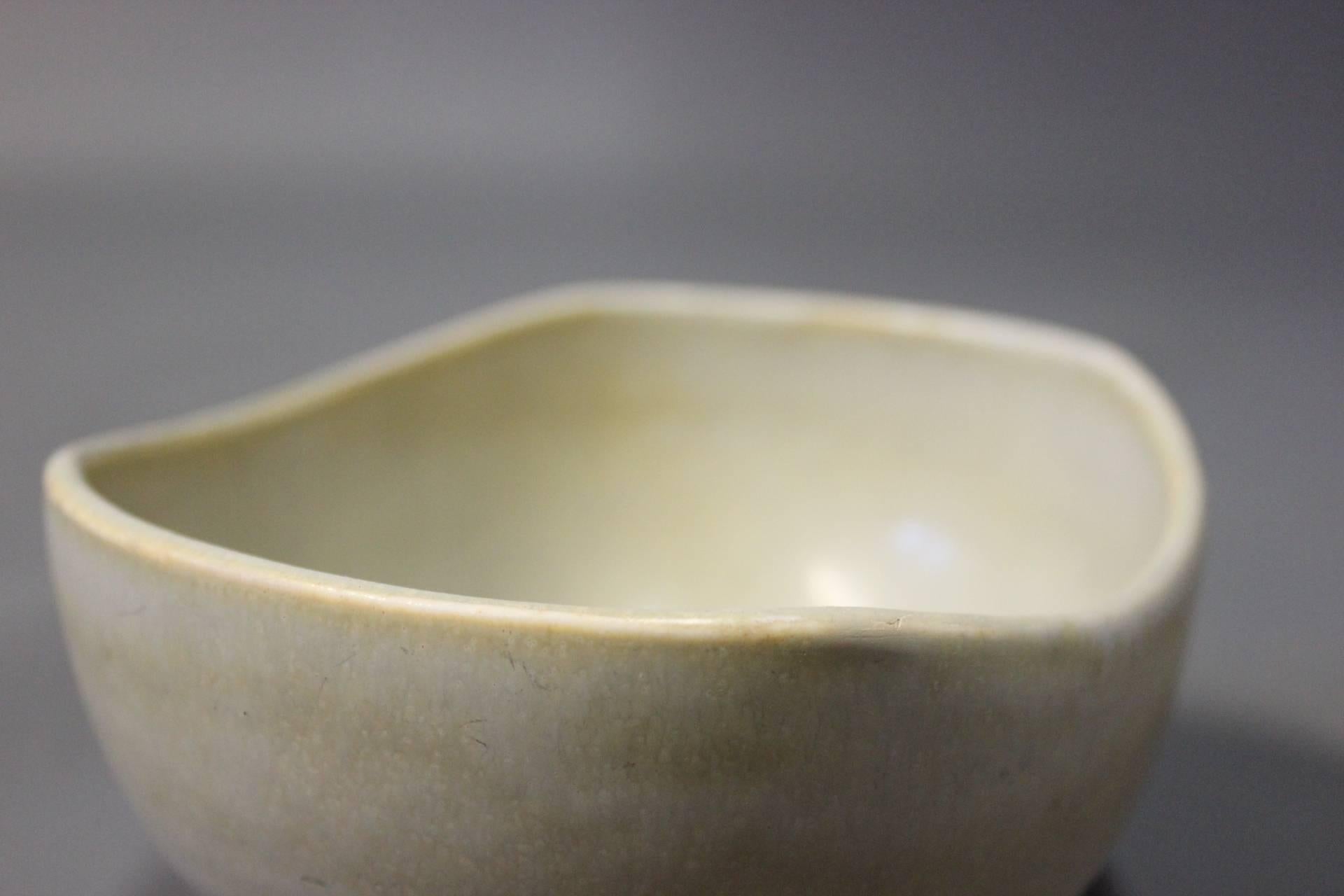 Glazed Small Saxbo Bowl Designed by Natalia Krebs, No. 188, 1940s