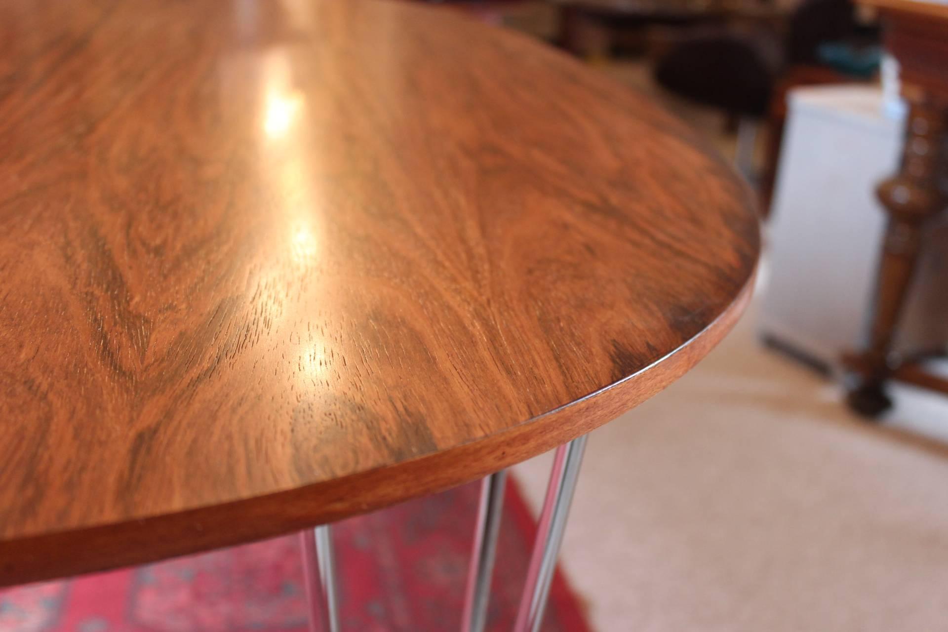 Super Ellipse Dining Table in Rosewood by Piet Hein and Bruno Mathsson, 1980s 2