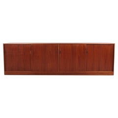 Long Low Teak Sideboard Mid Century Modern from the 1960s