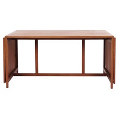 Danish Teak sofa Table with End Extension Leaves from the 1960s