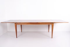 Niels Otto Møller Teak Dining Table with Extension Leaves 1950s–60s