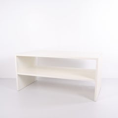 White Painted Solid Wood Desk from the 1980s