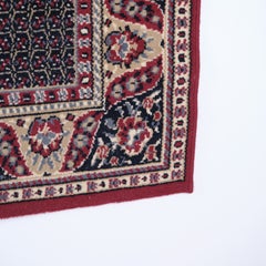 Bidjar Oriental Rug with Geometric Medallion Iran 220 x 160 cm