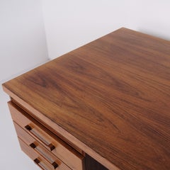 Danish Executive Desk by Henning Jensen & Torben Valeur for Dyrlund 1950s